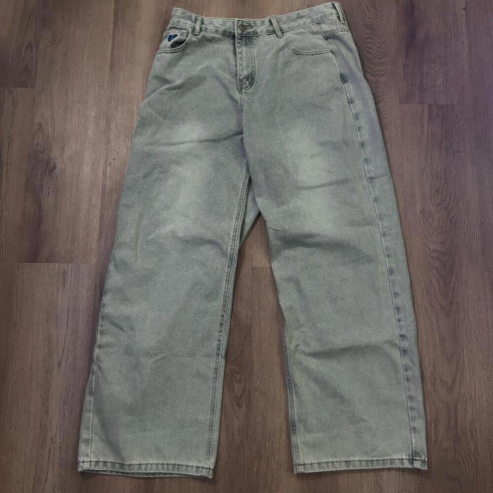 Alfric Eden Lightwash Baggy Denim Size 36